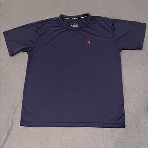 Montagut s/s shirt mens size large pre-owned condition blue‎